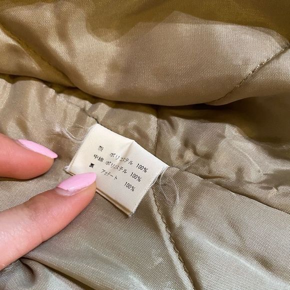 Vintage Toggle Button Jacket Brown Floral Womens XL - Picture 8 of 8